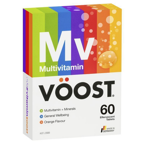 Voost Multivitamin Effervescent 60 Tablets August 2024