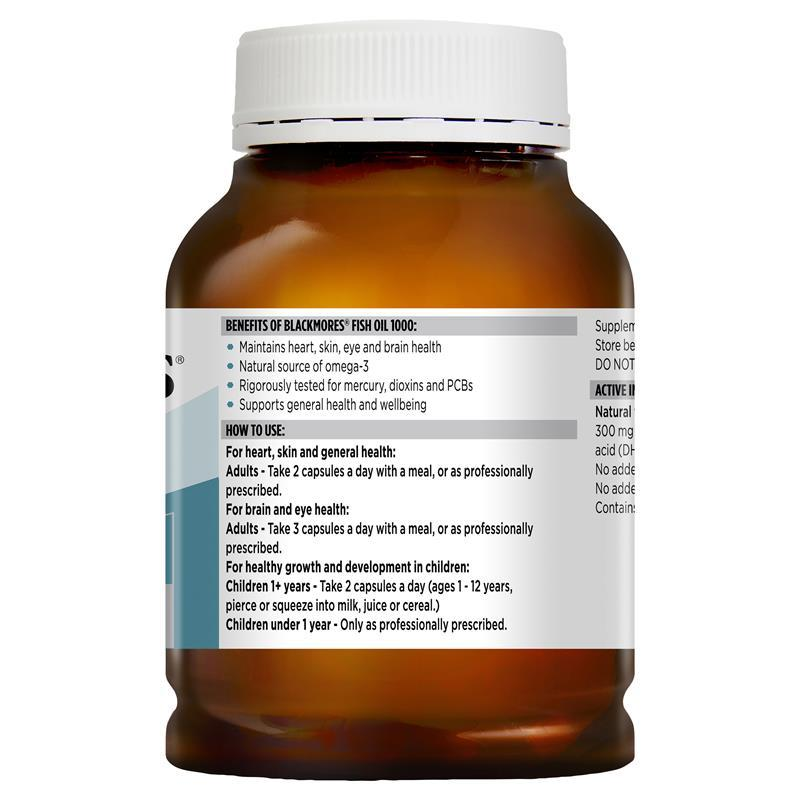 Blackmores Fish Oil 1000mg 400 Capsules December 2024