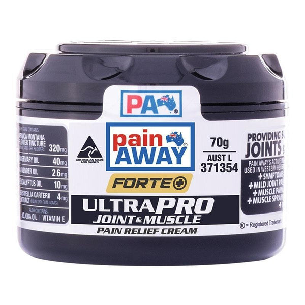 Pain Away Forte + Ultra Pro Joint & Muscle Pain Relief Cream 70g June 2025