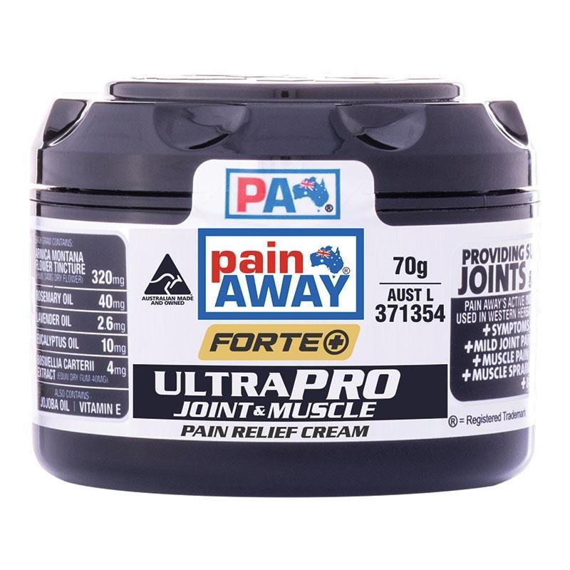 Pain Away Forte + Ultra Pro Joint & Muscle Pain Relief Cream 70g February 2026