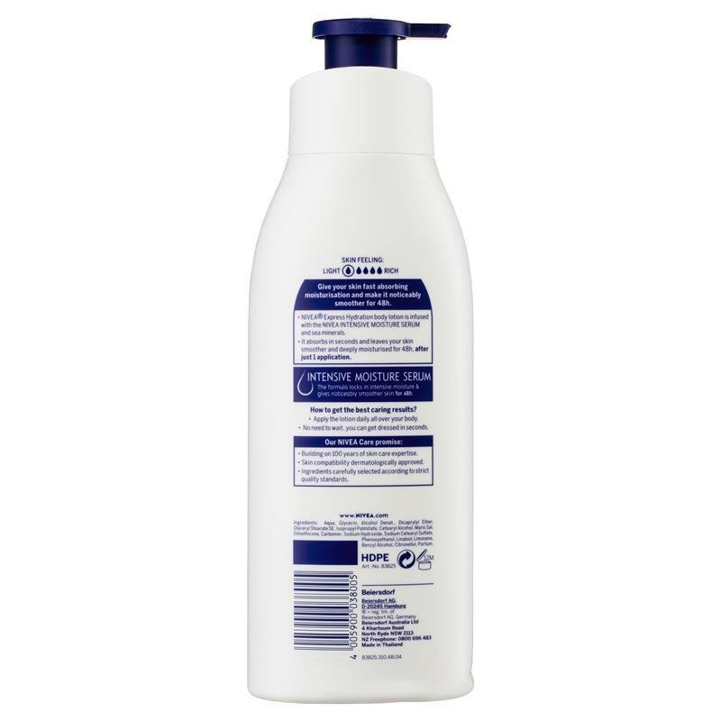 Nivea Express Hydration Body Lotion – Normal to Dry Skin 400mL