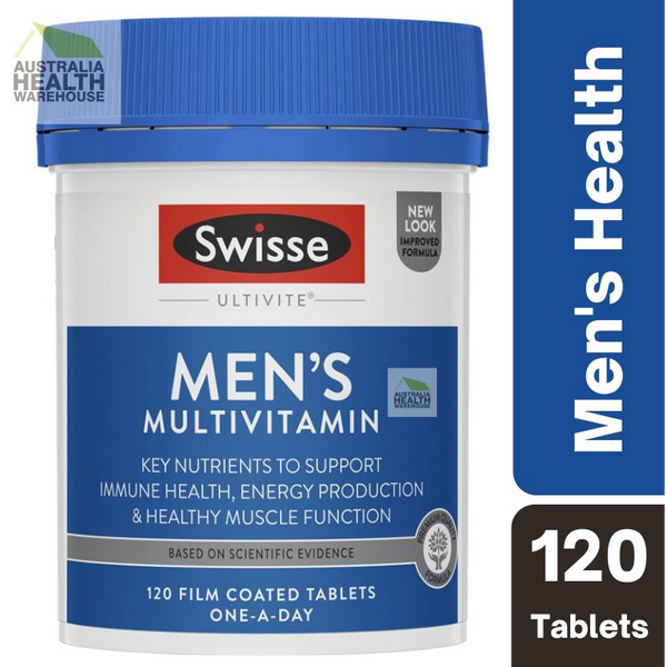 Swisse Ultivite Men's Multivitamin 120 Tablets October 2025
