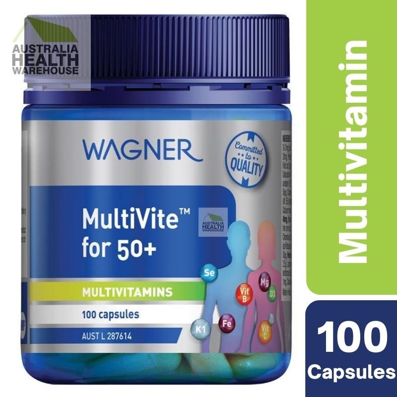 Wagner Multivite for 50+ 100 Capsules March 2024