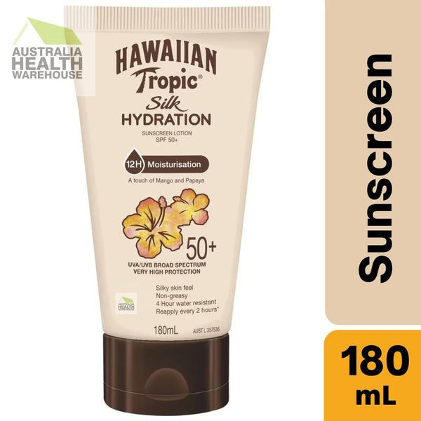 [Expiry: 07/2026] Hawaiian Tropic Silk Hydration Sunscreen Lotion SPF 50+ 180mL