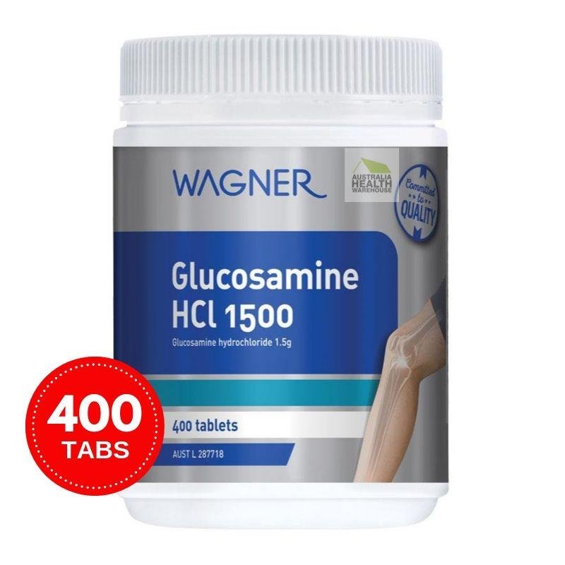 [Expiry: 12/2025] Wagner Glucosamine HCL 1500 400 Tablets