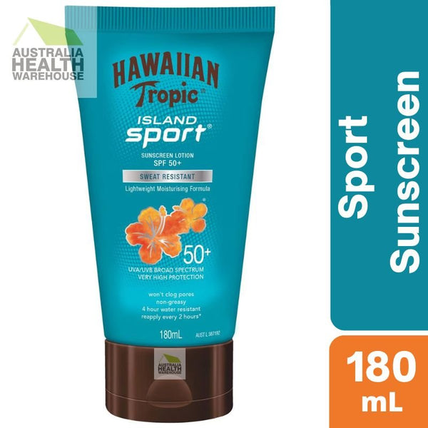 [Expiry: 01/2026] Hawaiian Tropic Island Sport Sunscreen Lotion SPF 50+ 180mL