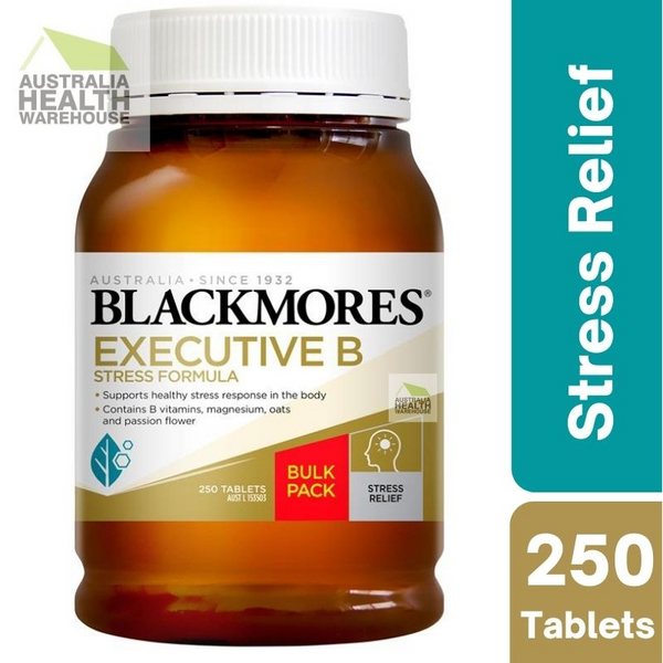 Blackmores Executive B Stress Formula 250 Tablets May 2025