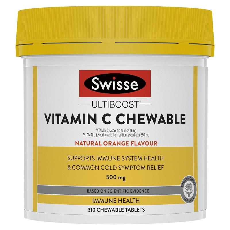 [Expiry: 08/2025] Swisse Ultiboost Vitamin C Chewable 310 Tablets