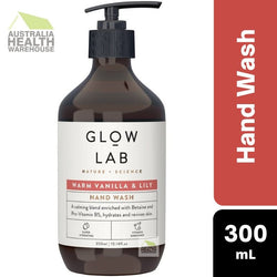 Glow Lab Warm Vanilla & Lily Hand Wash 300mL May 2025