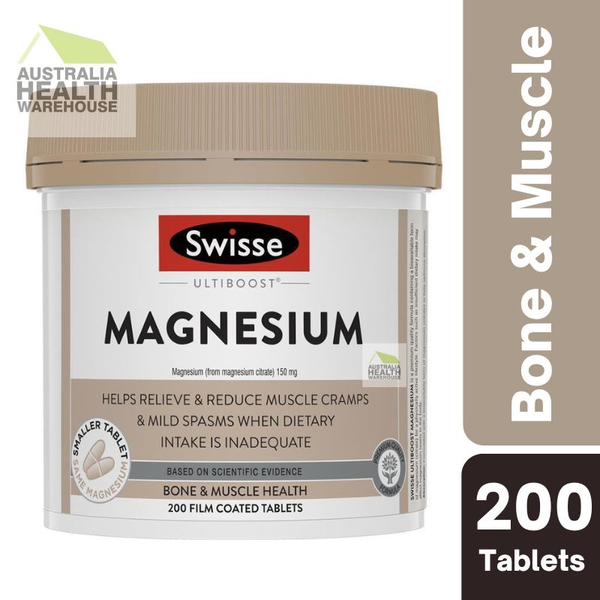 [Expiry: 05/2025] Swisse Ultiboost Magnesium 200 Tablets