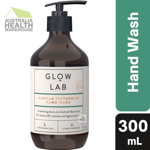 Glow Lab Vanilla Peppermint Hand Wash 300mL January 2025