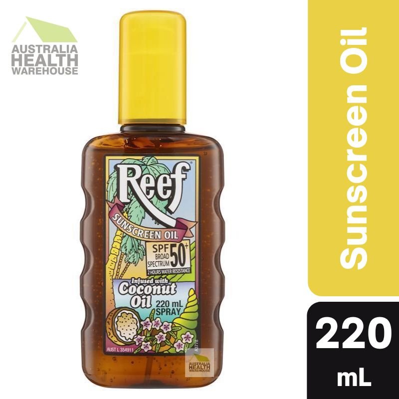 Reef Sunscreen Oil SPF 50+ Spray 220mL May 2026