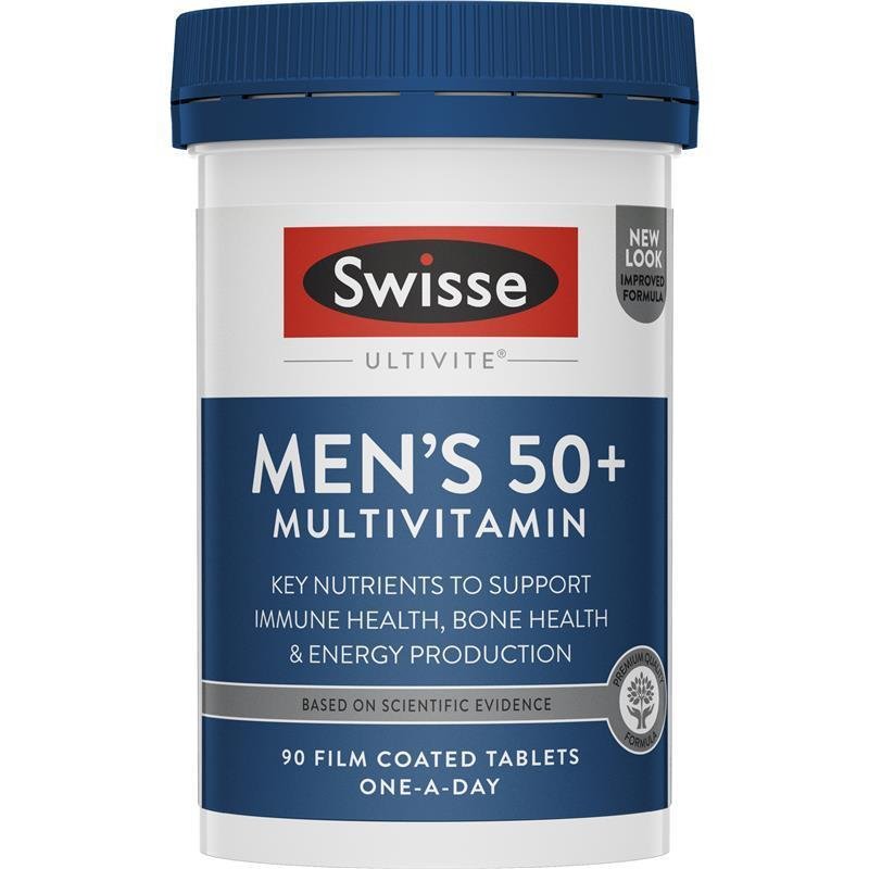 [Expiry: 07/2025] Swisse Ultivite Men's 50+ Multivitamin 90 Tablets