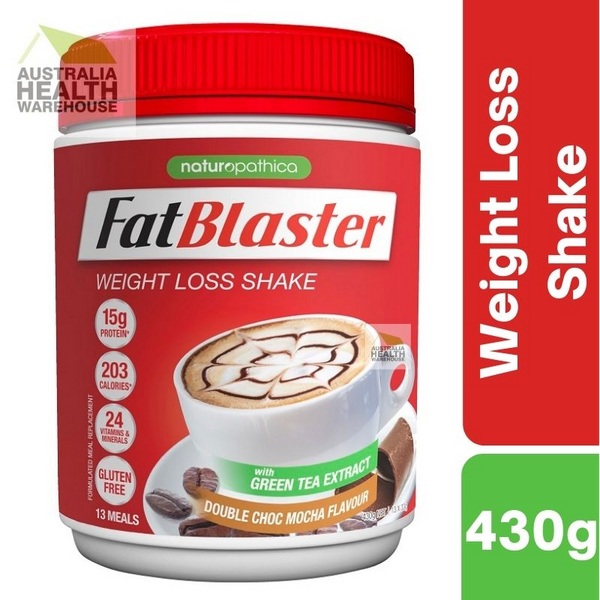 Naturopathica FatBlaster Weight Loss Double Choc Mocha Shake 430g November 2025