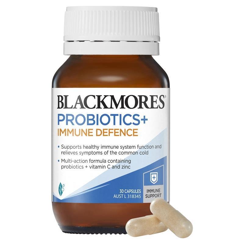 [Expiry: 11/2024] Blackmores Probiotics+ Immune Defence 30 Capsules