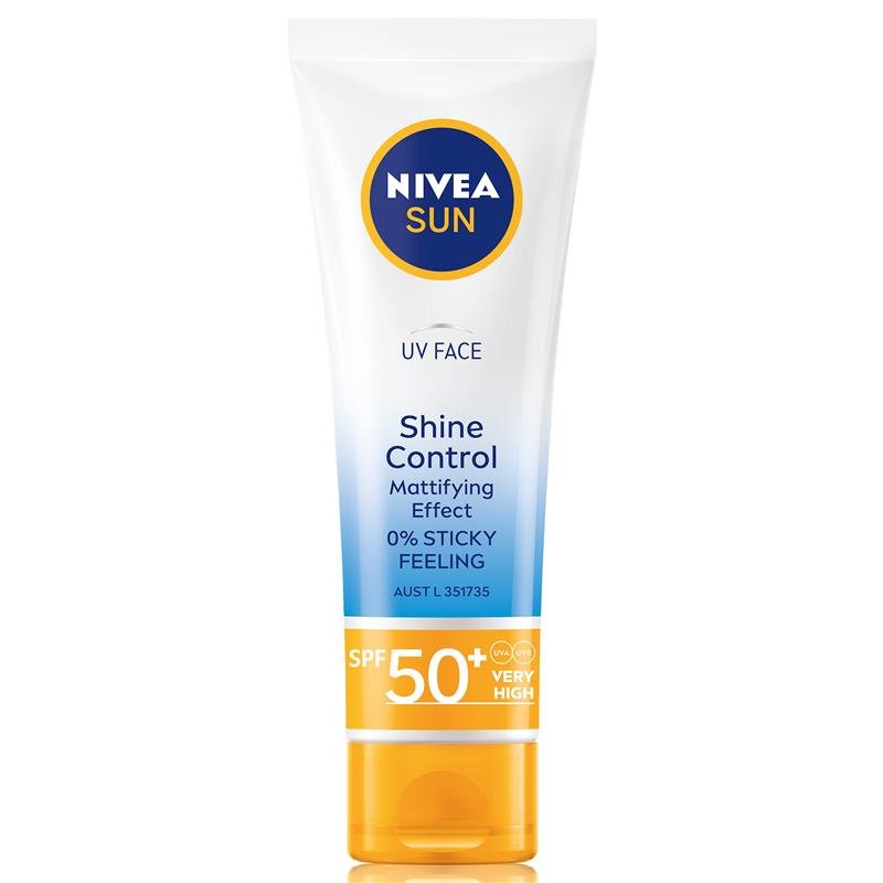 [Expiry: 05/2025] ] Nivea Sun SPF 50 UV Face Shine Control 50mL
