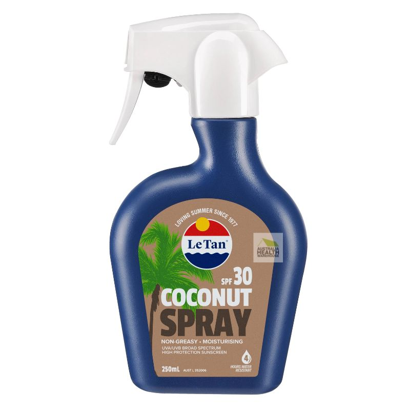 [Expiry: 03/2025] Le Tan  SPF 30+ Coconut Sunscreen Spray 250mL