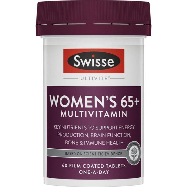 [Expiry: 06/2025] Swisse Ultivite Women's 65+ Multivitamin 60 Tablets