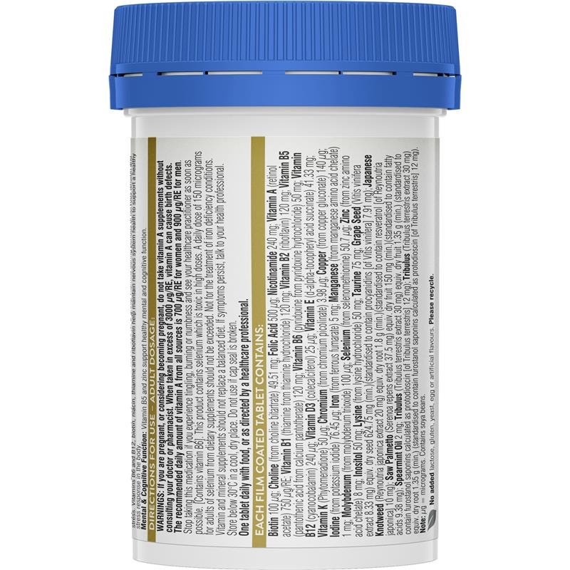 [Expiry: 11/2025] Swisse Ultivite Men's High Potency Multivitamin 40 Tablets