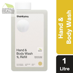 Thankyou Hand & Body Wash Botanical Lemon Myrtle & Oat Milk 1 Litre Refill