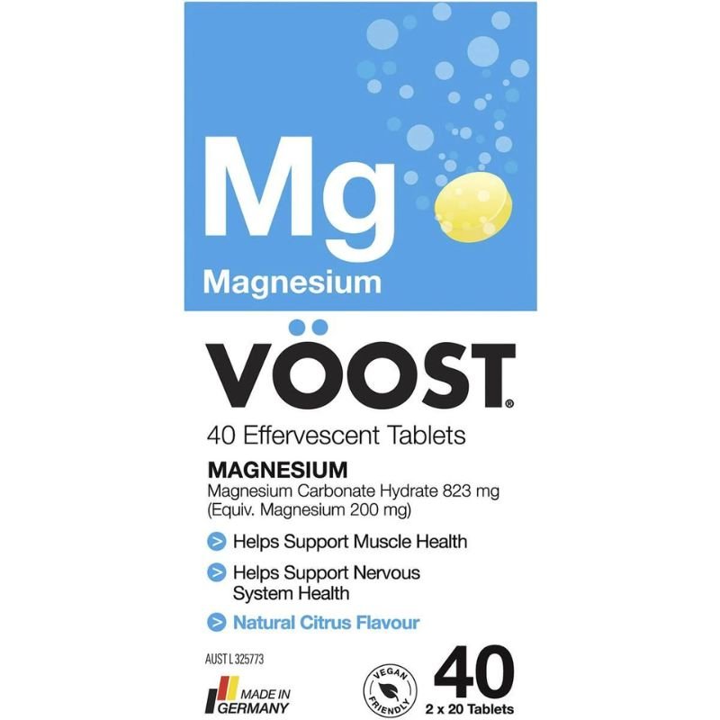 [Expiry: 07/2025] Voost Magnesium Effervescent  40 Tablets