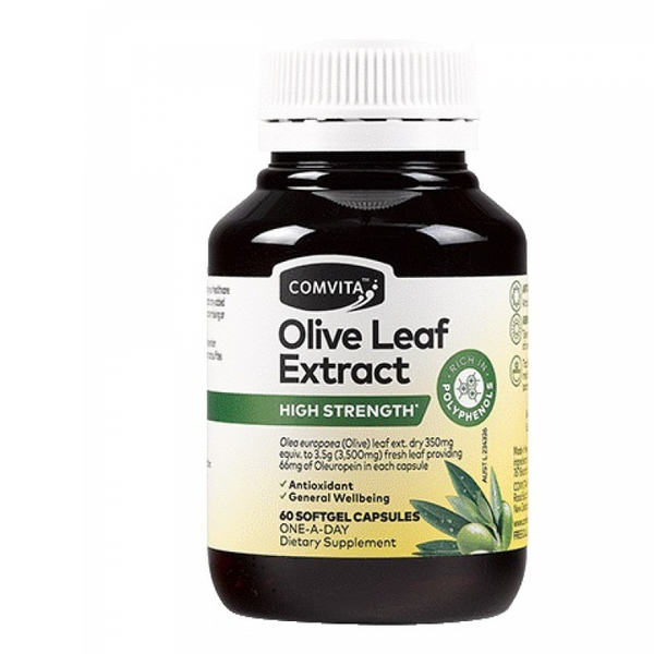 Comvita Olive Leaf Extract High Strength 60 Softgel Capsules June 2025