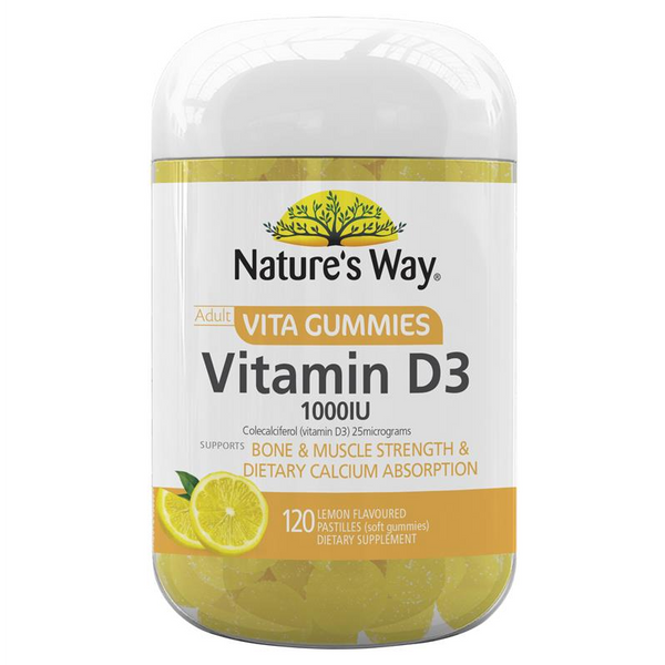 [Expiry: 12/2024] Nature's Way Vita Gummies Adult Vitamin D3 120 Pastilles