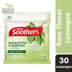 Soothers Eucalyptus & Menthol 3x10 Lozenges Multipack May 2025