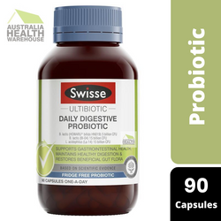[CLEARANCE Expiry: October 2024] Swisse Ultibiotic Daily Digestive Probiotic 90 Capsules