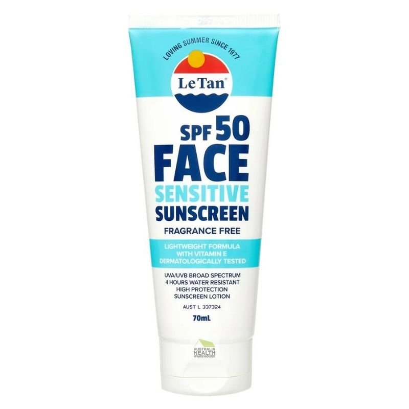 [Expiry: 10/2024] Le Tan SPF 50 Face Sensitive Sunscreen Lotion 70mL
