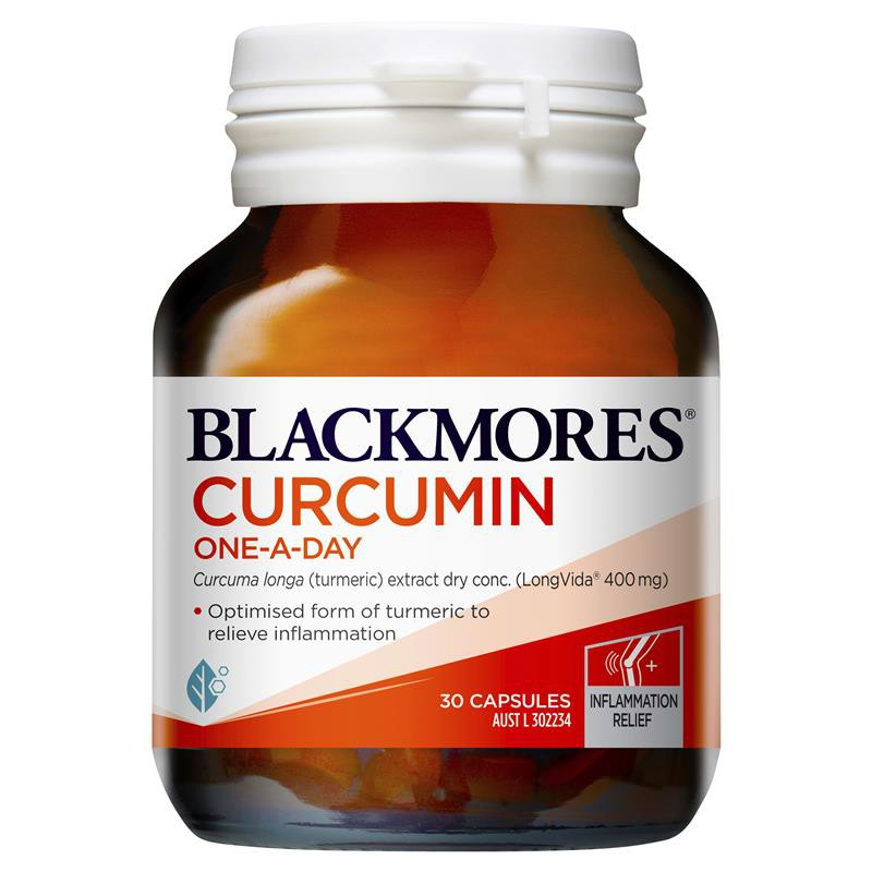 Blackmores Curcumin One-A-Day 30 Capsules May 2026