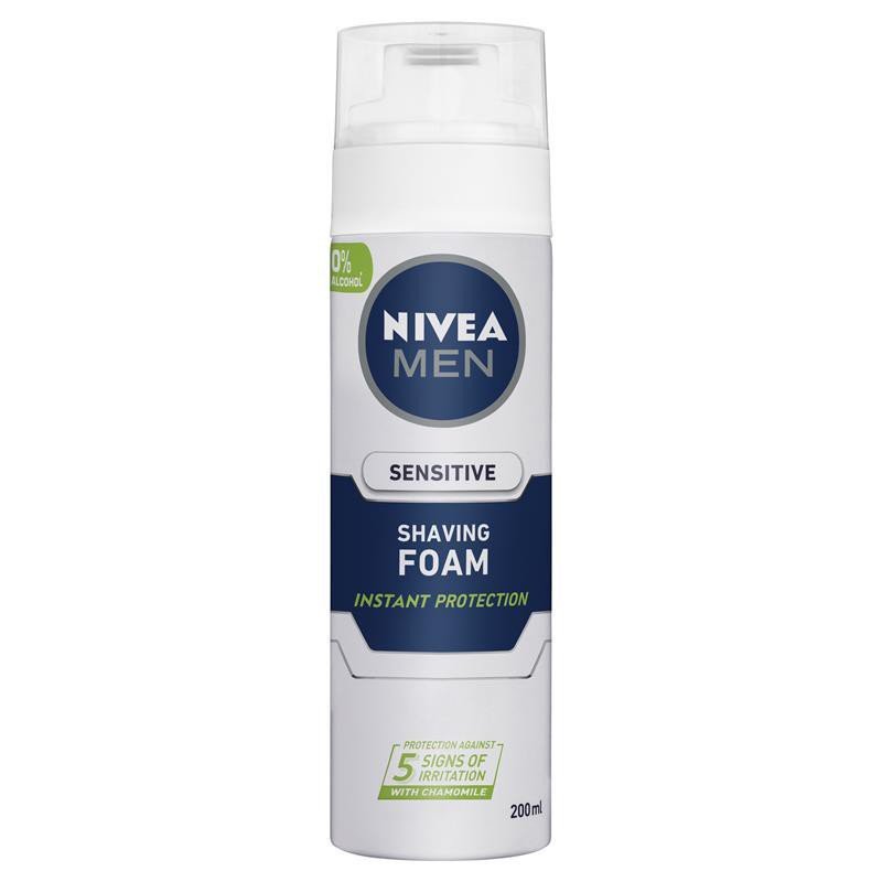 Nivea Men Shaving Foam for Sensitive Skin 200mL